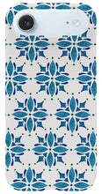 Load image into Gallery viewer, Blue Watercolor Tile Pattern - Phone Case