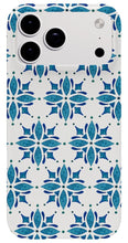 Load image into Gallery viewer, Blue Watercolor Tile Pattern - Phone Case