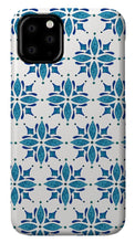 Load image into Gallery viewer, Blue Watercolor Tile Pattern - Phone Case