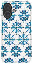 Load image into Gallery viewer, Blue Watercolor Tile Pattern - Phone Case