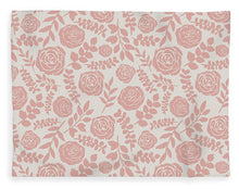 Load image into Gallery viewer, Blush Floral Pattern - Blanket