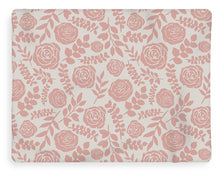 Load image into Gallery viewer, Blush Floral Pattern - Blanket