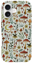 Load image into Gallery viewer, Botanical Mushroom Forest Pattern - Phone Case
