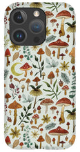 Load image into Gallery viewer, Botanical Mushroom Forest Pattern - Phone Case