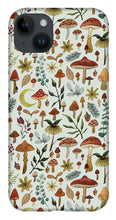 Load image into Gallery viewer, Botanical Mushroom Forest Pattern - Phone Case