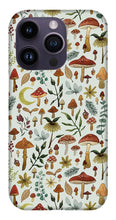 Load image into Gallery viewer, Botanical Mushroom Forest Pattern - Phone Case