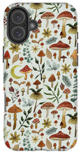 Load image into Gallery viewer, Botanical Mushroom Forest Pattern - Phone Case