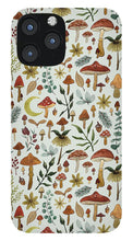 Load image into Gallery viewer, Botanical Mushroom Forest Pattern - Phone Case