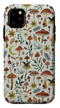 Load image into Gallery viewer, Botanical Mushroom Forest Pattern - Phone Case