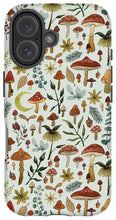 Load image into Gallery viewer, Botanical Mushroom Forest Pattern - Phone Case