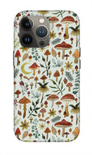 Load image into Gallery viewer, Botanical Mushroom Forest Pattern - Phone Case
