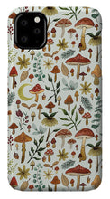 Load image into Gallery viewer, Botanical Mushroom Forest Pattern - Phone Case