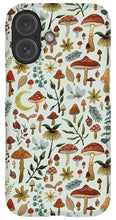 Load image into Gallery viewer, Botanical Mushroom Forest Pattern - Phone Case