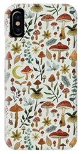 Load image into Gallery viewer, Botanical Mushroom Forest Pattern - Phone Case