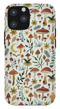 Load image into Gallery viewer, Botanical Mushroom Forest Pattern - Phone Case
