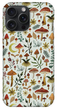 Load image into Gallery viewer, Botanical Mushroom Forest Pattern - Phone Case
