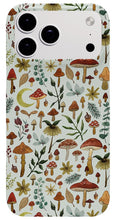 Load image into Gallery viewer, Botanical Mushroom Forest Pattern - Phone Case