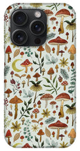 Load image into Gallery viewer, Botanical Mushroom Forest Pattern - Phone Case