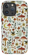 Load image into Gallery viewer, Botanical Mushroom Forest Pattern - Phone Case