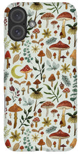 Load image into Gallery viewer, Botanical Mushroom Forest Pattern - Phone Case