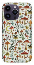 Load image into Gallery viewer, Botanical Mushroom Forest Pattern - Phone Case