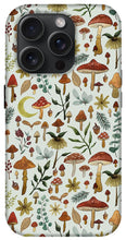 Load image into Gallery viewer, Botanical Mushroom Forest Pattern - Phone Case