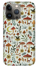 Load image into Gallery viewer, Botanical Mushroom Forest Pattern - Phone Case