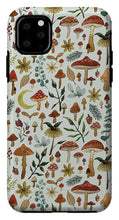 Load image into Gallery viewer, Botanical Mushroom Forest Pattern - Phone Case