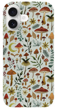 Load image into Gallery viewer, Botanical Mushroom Forest Pattern - Phone Case
