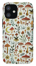 Load image into Gallery viewer, Botanical Mushroom Forest Pattern - Phone Case