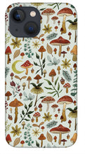 Load image into Gallery viewer, Botanical Mushroom Forest Pattern - Phone Case