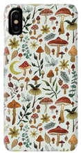 Load image into Gallery viewer, Botanical Mushroom Forest Pattern - Phone Case