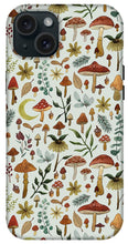 Load image into Gallery viewer, Botanical Mushroom Forest Pattern - Phone Case