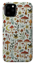 Load image into Gallery viewer, Botanical Mushroom Forest Pattern - Phone Case