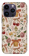 Load image into Gallery viewer, Bows, Flowers and Cherries Pattern - Phone Case