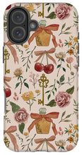 Load image into Gallery viewer, Bows, Flowers and Cherries Pattern - Phone Case