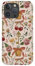 Load image into Gallery viewer, Bows, Flowers and Cherries Pattern - Phone Case