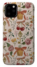 Load image into Gallery viewer, Bows, Flowers and Cherries Pattern - Phone Case