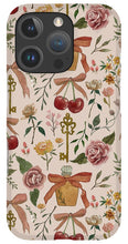 Load image into Gallery viewer, Bows, Flowers and Cherries Pattern - Phone Case