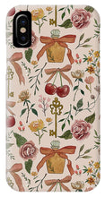 Load image into Gallery viewer, Bows, Flowers and Cherries Pattern - Phone Case