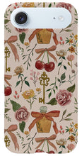 Load image into Gallery viewer, Bows, Flowers and Cherries Pattern - Phone Case
