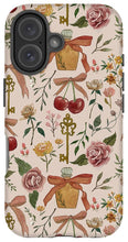 Load image into Gallery viewer, Bows, Flowers and Cherries Pattern - Phone Case