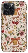 Load image into Gallery viewer, Bows, Flowers and Cherries Pattern - Phone Case