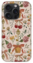 Load image into Gallery viewer, Bows, Flowers and Cherries Pattern - Phone Case