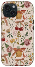 Load image into Gallery viewer, Bows, Flowers and Cherries Pattern - Phone Case