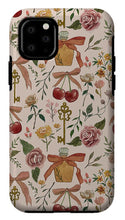 Load image into Gallery viewer, Bows, Flowers and Cherries Pattern - Phone Case