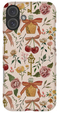 Load image into Gallery viewer, Bows, Flowers and Cherries Pattern - Phone Case