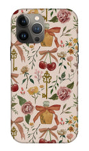 Load image into Gallery viewer, Bows, Flowers and Cherries Pattern - Phone Case
