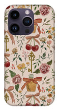 Load image into Gallery viewer, Bows, Flowers and Cherries Pattern - Phone Case