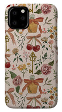Load image into Gallery viewer, Bows, Flowers and Cherries Pattern - Phone Case